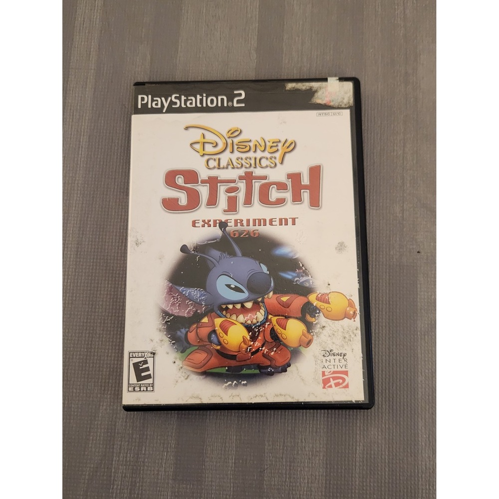 Disney Classics Stitch Experiment 626 PS2 PlayStation 2 Game CIB Disney Classics